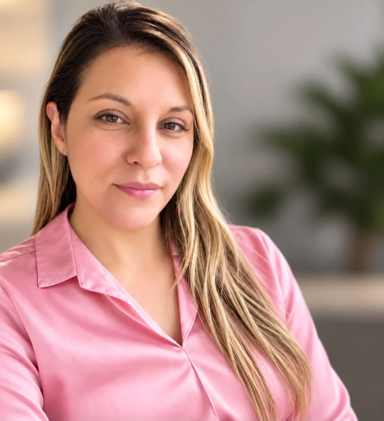 Retrato de Lorena García.