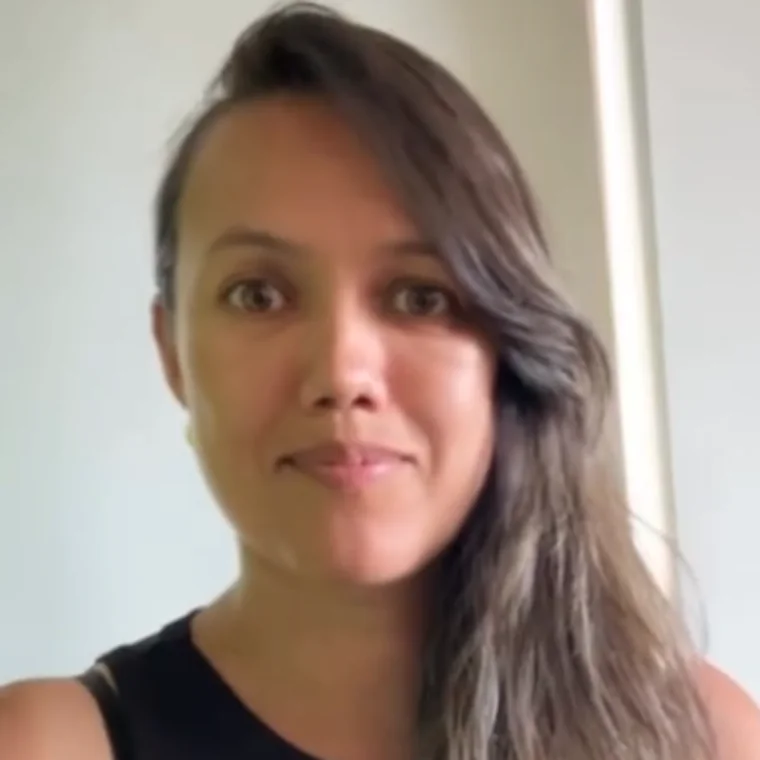 Retrato de Lorena Hernández.